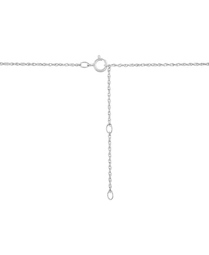 Diamond Double Heart Pendant Necklace (1/4 Ct. T.W.) in 14K Two-Tone Gold, 16" + 2" Extender