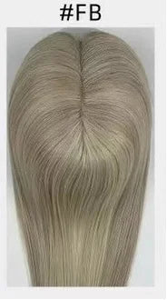 Lillian Toppers Collection Top Quality Cuticle Intact Raw Virgin Human Hair Toppers for Women 100% 5.5in*6in Hand-Tied Hair Topper with Swiss Lace Base