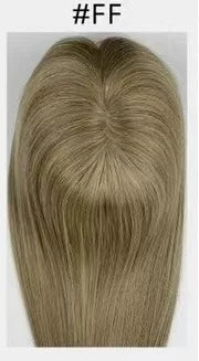 Lillian Toppers Collection Top Quality Cuticle Intact Raw Virgin Human Hair Toppers for Women 100% 5.5in*6in Hand-Tied Hair Topper with Swiss Lace Base