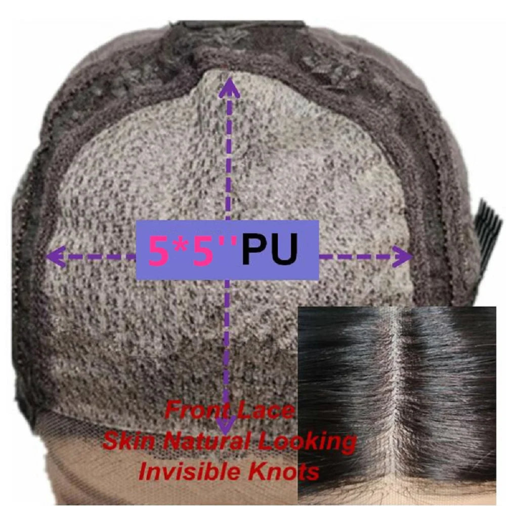 Wear Go Glueless Wigs Collection Glueless Full Lace Wigs Natural Wavy Dark Brown Human Hair HD Lace 13x6/360 Wigs With Natural Hairline 5x5 Silk Base Closure Wig