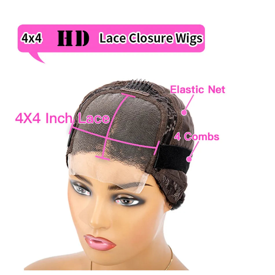 Wear Go Glueless Wigs Collection Short Bob Wig 1BT4/27 Highlight Wig Light Honey Blonde Balayage Wig Human Hair Silk Base/lace front Wig/full lace wig/360 Wig