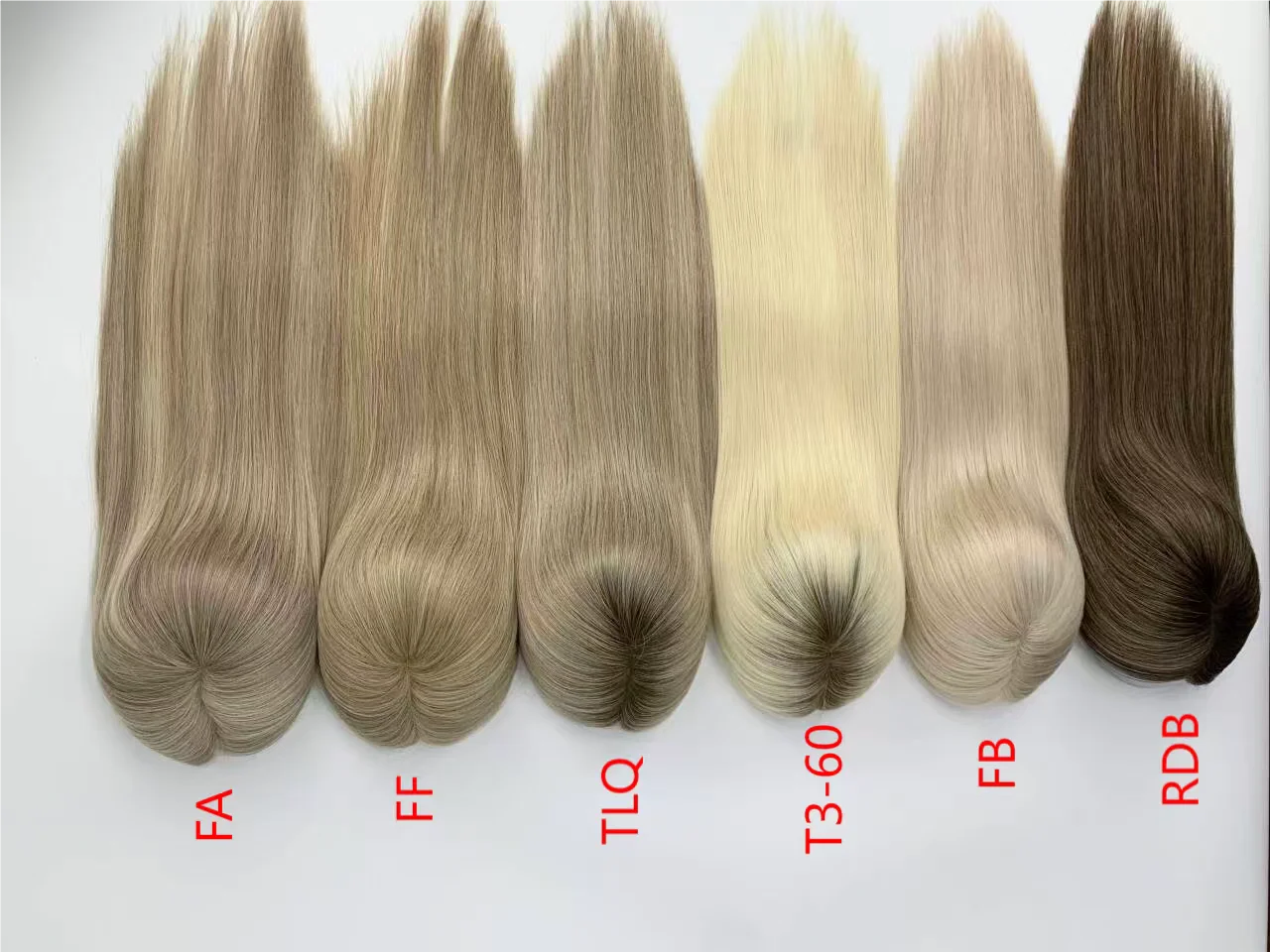 Lillian Toppers Collection Top Quality Cuticle Intact Raw Virgin Human Hair Toppers for Women 100% 5.5in*6in Hand-Tied Hair Topper with Swiss Lace Base