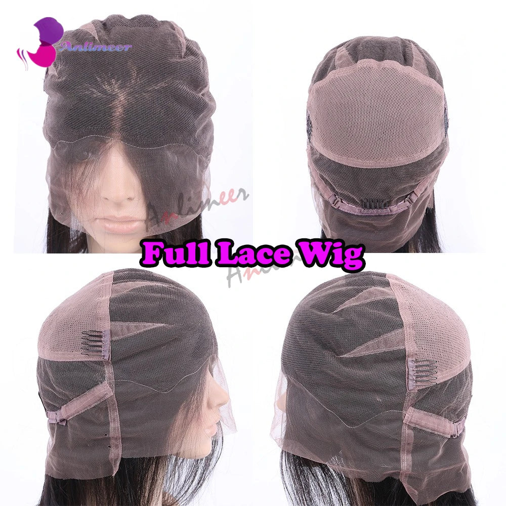 Wear Go Glueless Wigs Collection 1BT4/6 Highlighted Wig Ombre Chocolate Brown Lace Front Wig Human Hair Silk Base Wig/lace front wig/Full lace wig/360 lace wig