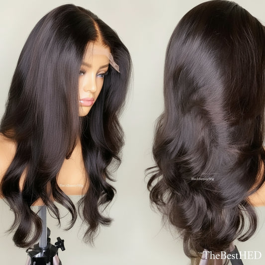 Body Wave Full Lace Wig Brazilian Remy Human Hair Pre Plucked Glueless Full Handtied Lace Wig With Baby Hair