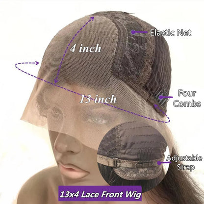 Wear Go Glueless Wigs Collection 1BT4/6 Highlighted Wig Ombre Chocolate Brown Lace Front Wig Human Hair Silk Base Wig/lace front wig/Full lace wig/360 lace wig