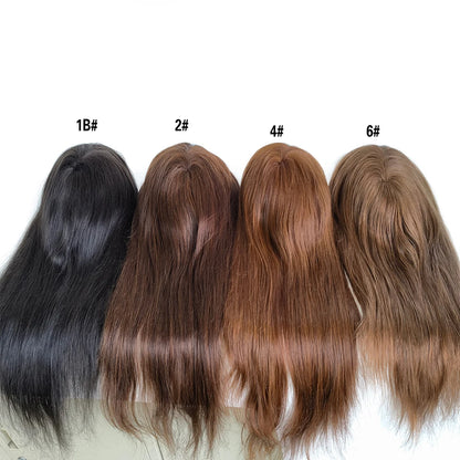 Lillian Toppers Collection Human Hair Swiss Lace Pu Around Lace Top High Quality Russian Virgin Human Hair Toupee