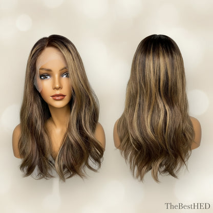 Wear Go Glueless Collection Honey Blonde Colored Wig SIlk Base Lace Front Wig Highlight Wigs For Women 4x4/13x4/13x6 lace Front WIg,Full Wig/360 Lace Wig