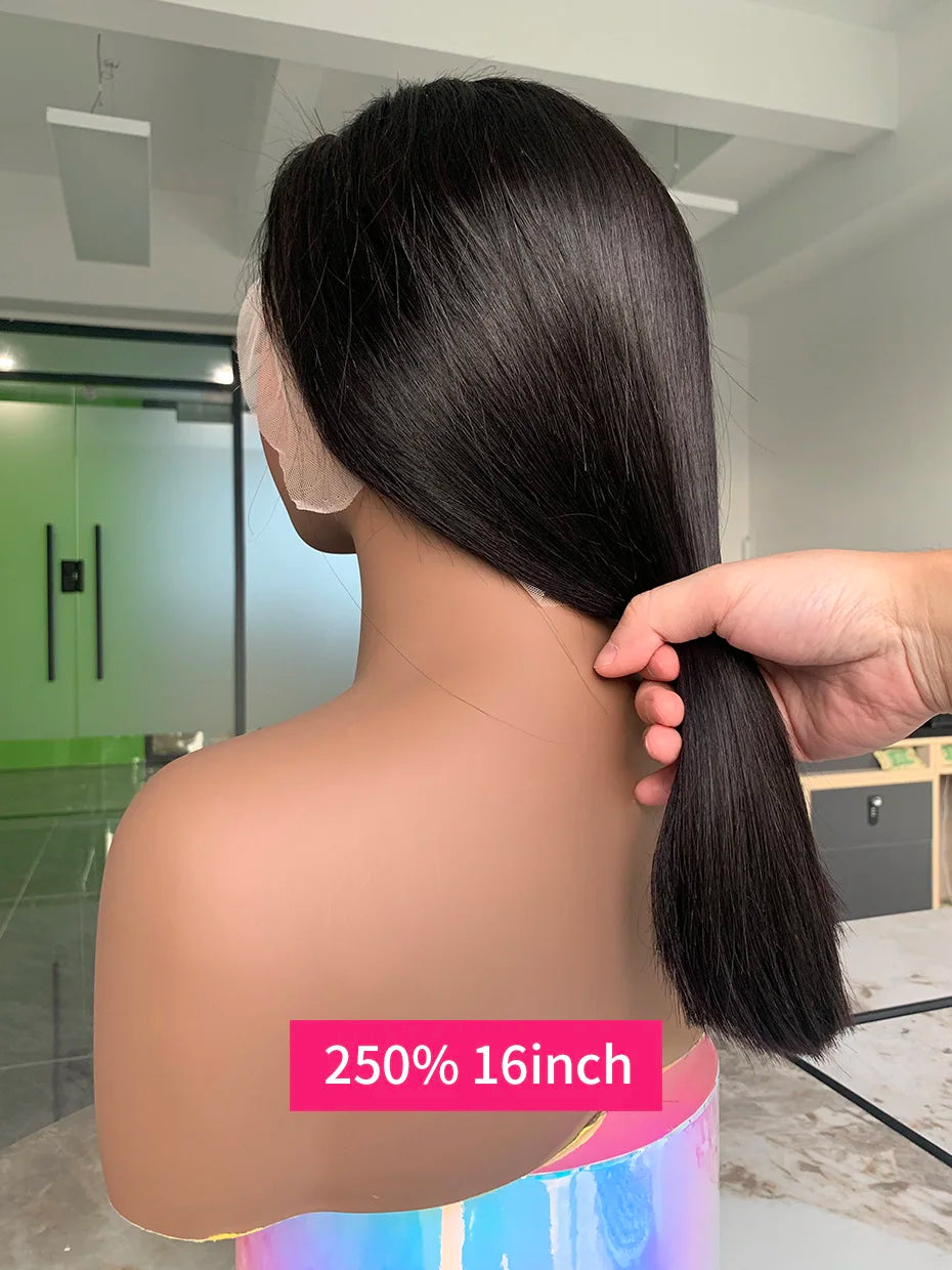Wear Go Glueless Wigs Collection 2x6 5x5 Glueless Wig Human Hair Ready to Wear and Go Lace Closure Wigs Vietnamese Bone Straight 250% 300% 13x6 Lace Front Wigs