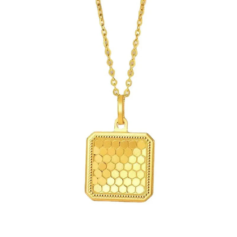 High quality genuine gold AU750 18K women's fashion jewelry necklace collarbone chain luxury Valentine's Day gift