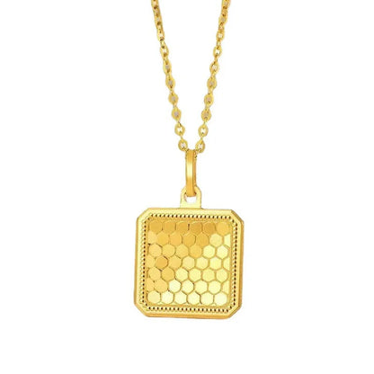 High quality genuine gold AU750 18K women's fashion jewelry necklace collarbone chain luxury Valentine's Day gift