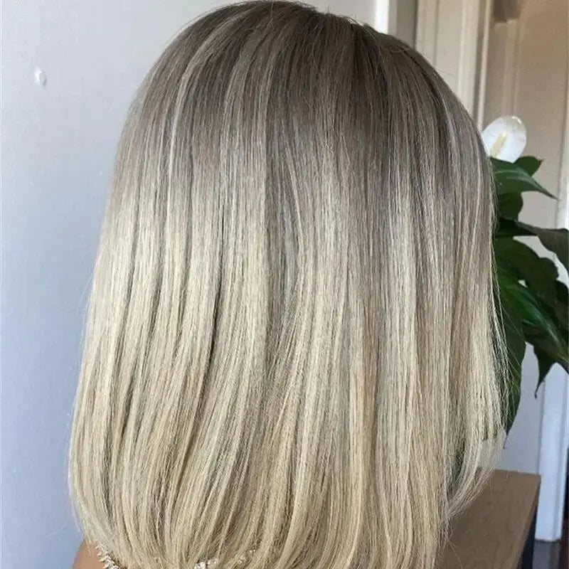 Wear Go Glueless Wigs Collection New Arrival Good Quality Short Bob Human Hair Wigs Ombre Blonde 13x6 Virgin Hair Wig