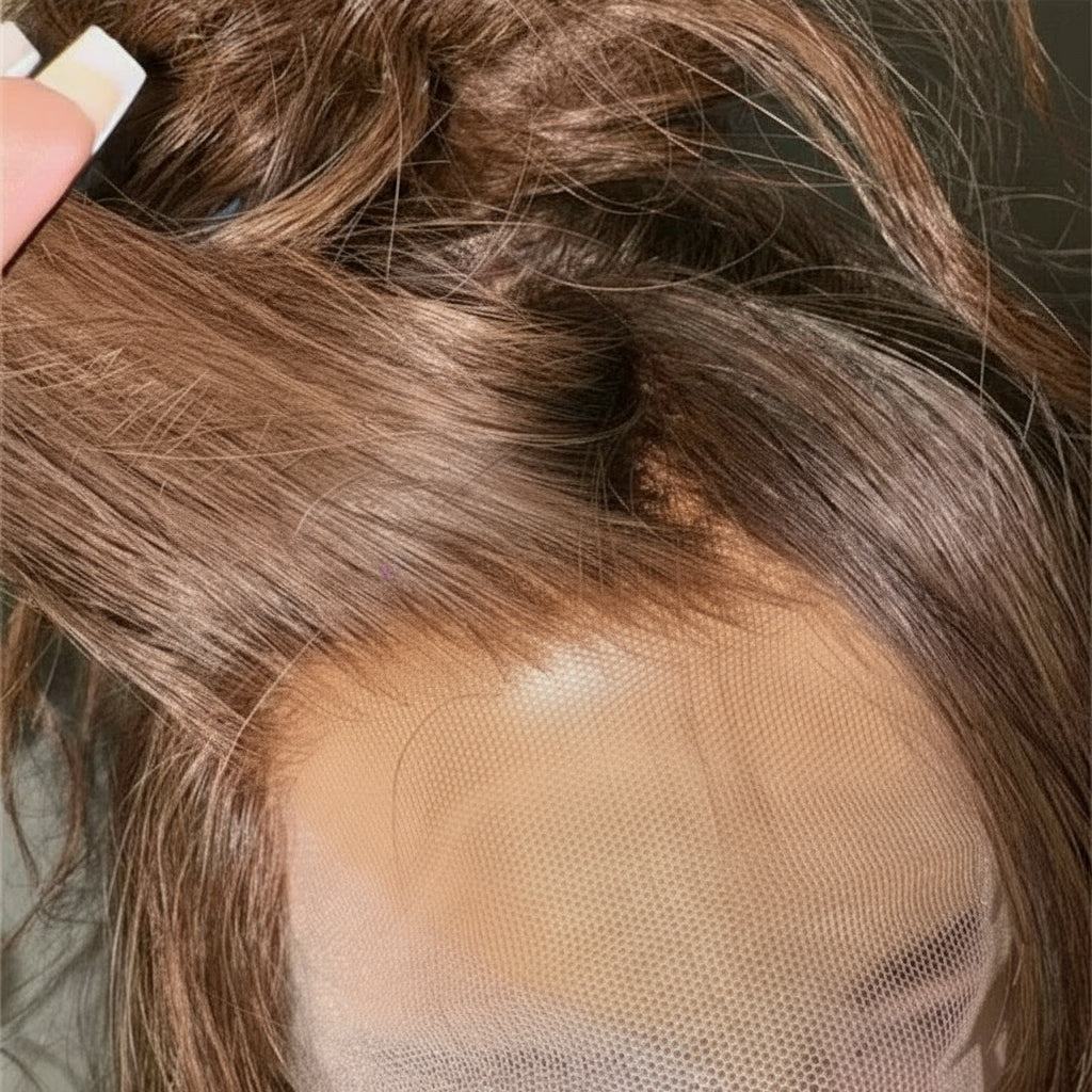 Wear Go Glueless Wigs Collection Glueless Full Lace Wigs Natural Wavy Dark Brown Human Hair HD Lace 13x6/360 Wigs With Natural Hairline 5x5 Silk Base Closure Wig