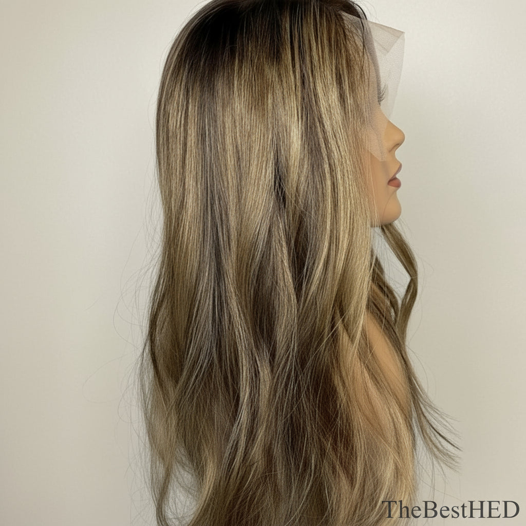 Wear Go Glueless Collection Honey Blonde Colored Wig SIlk Base Lace Front Wig Highlight Wigs For Women 4x4/13x4/13x6 lace Front WIg,Full Wig/360 Lace Wig