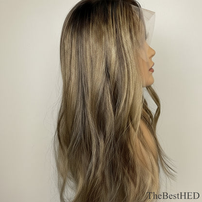 Wear Go Glueless Collection Honey Blonde Colored Wig SIlk Base Lace Front Wig Highlight Wigs For Women 4x4/13x4/13x6 lace Front WIg,Full Wig/360 Lace Wig