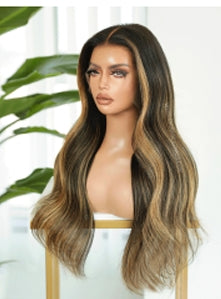 The Lillian Collection 13x6 Lace Front Wig - Indian Virgin Hair 22" N252 Wavy