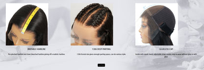 The Lillian Collection 13x6 Lace Front Wig - Indian Virgin Hair 16" N252 Wavy