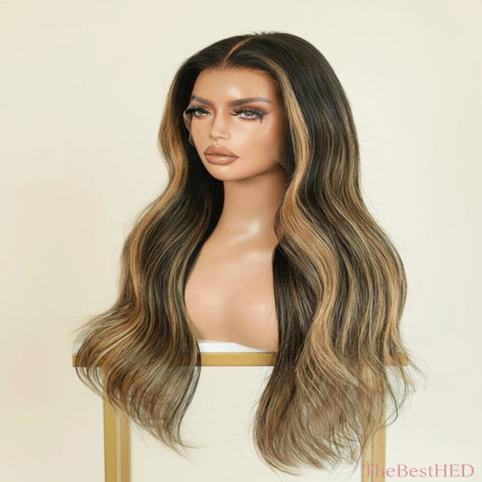 The Lillian Collection 13x6 Lace Front Wig - Indian Virgin Hair 16" N252 Wavy