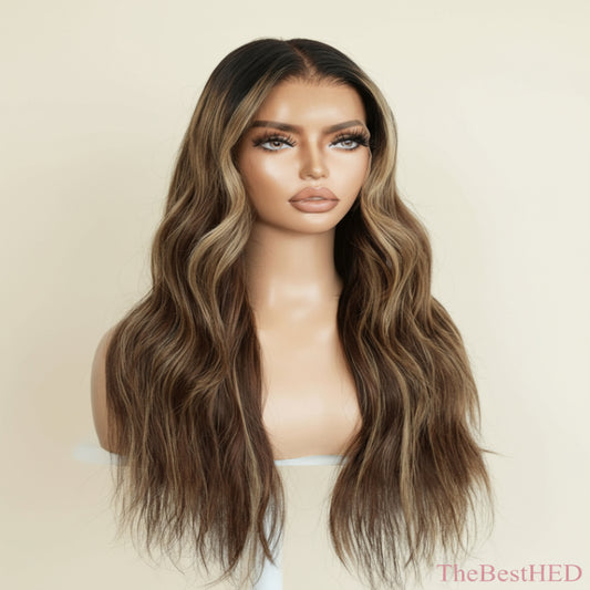 The Lillian Collection 13x6 Lace Front Wig - Indian Virgin Hair 18" N263 Wavy