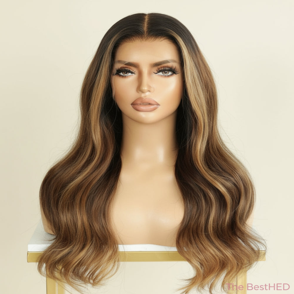 The Lillian Collection 13x6 Lace Front Wig - Indian Virgin Hair 16" N274 Wavy