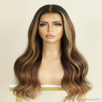 The Lillian Collection 13x6 Lace Front Wig - Indian Virgin Hair 16" N274 Wavy