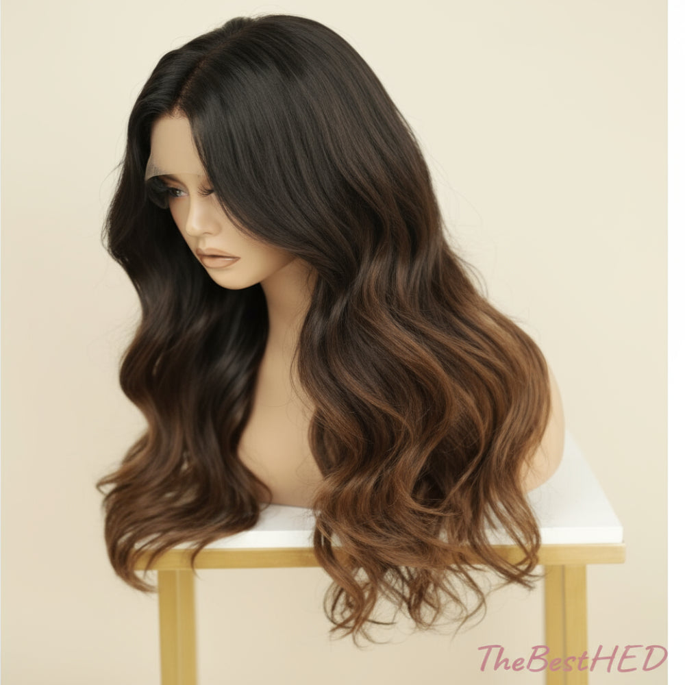 The Lillian Collection 13x6 Lace Front Wig - Indian Virgin Hair 16" N327 Wavy