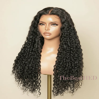 The Lillian Collection 13x6 Lace Front Wig - Indian Virgin Hair 20" Natural Color 6PD-0.5-0(Water Wave)