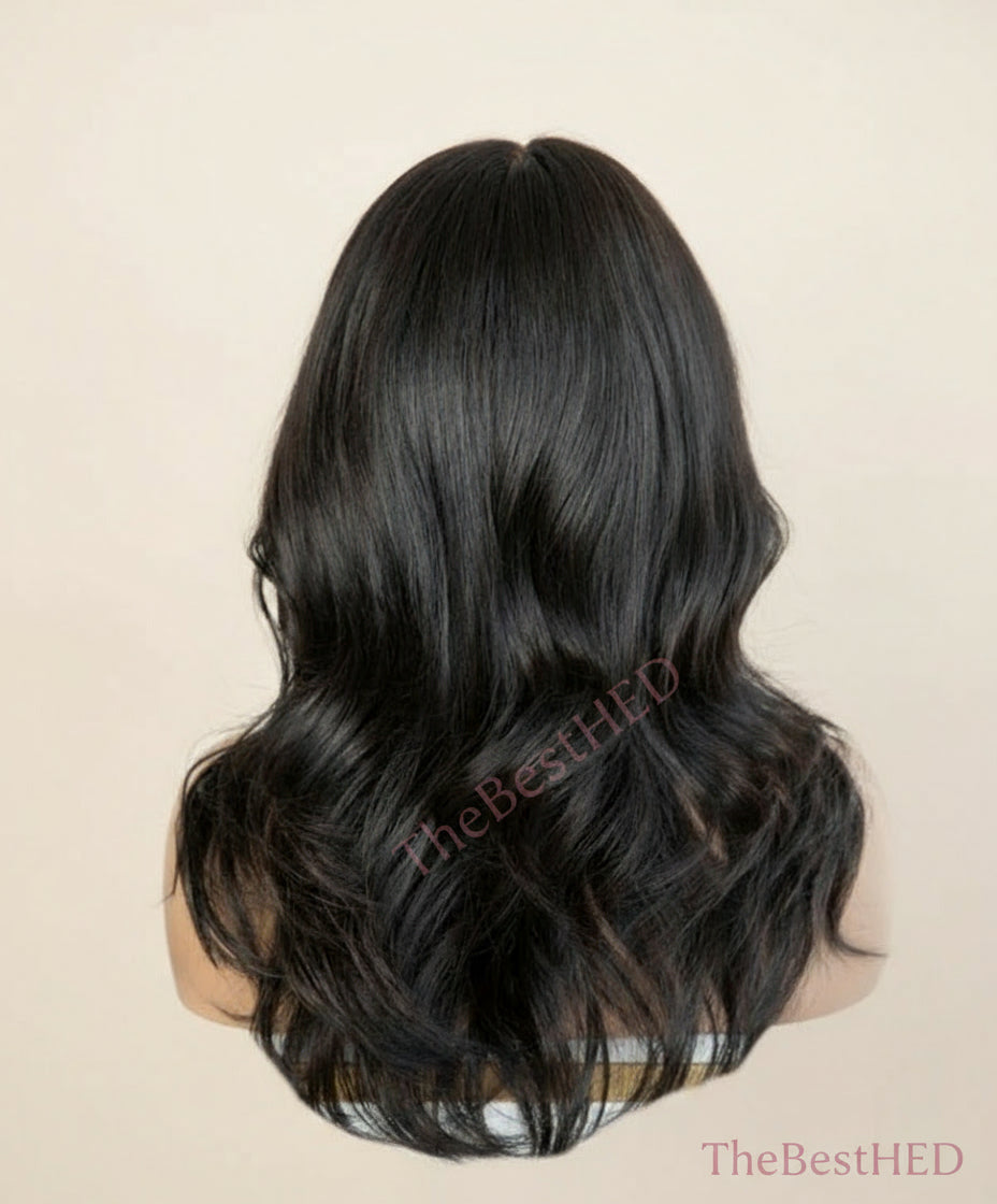 The Lillian Collection 13x6 Lace Front Wig - Indian Virgin Hair 14" Natural Color XJ1-YK-Baby Hair