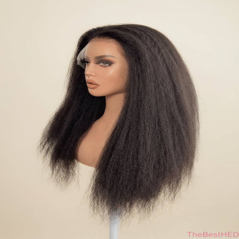 The Lillian Collection 13x6 Lace Front Wig - Indian Virgin Hair 18" Natural Color KS-Baby Hair