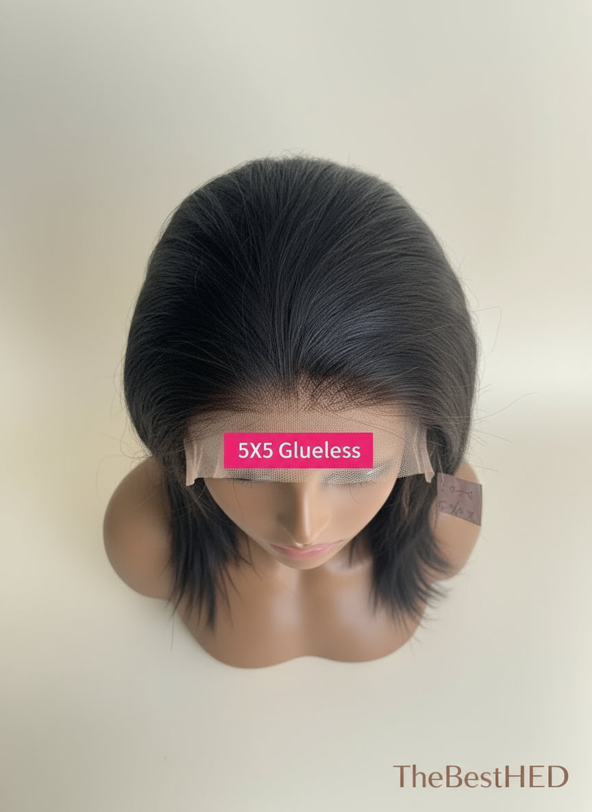Wear Go Glueless Wigs Collection 2x6 5x5 Glueless Wig Human Hair Ready to Wear and Go Lace Closure Wigs Vietnamese Bone Straight 250% 300% 13x6 Lace Front Wigs