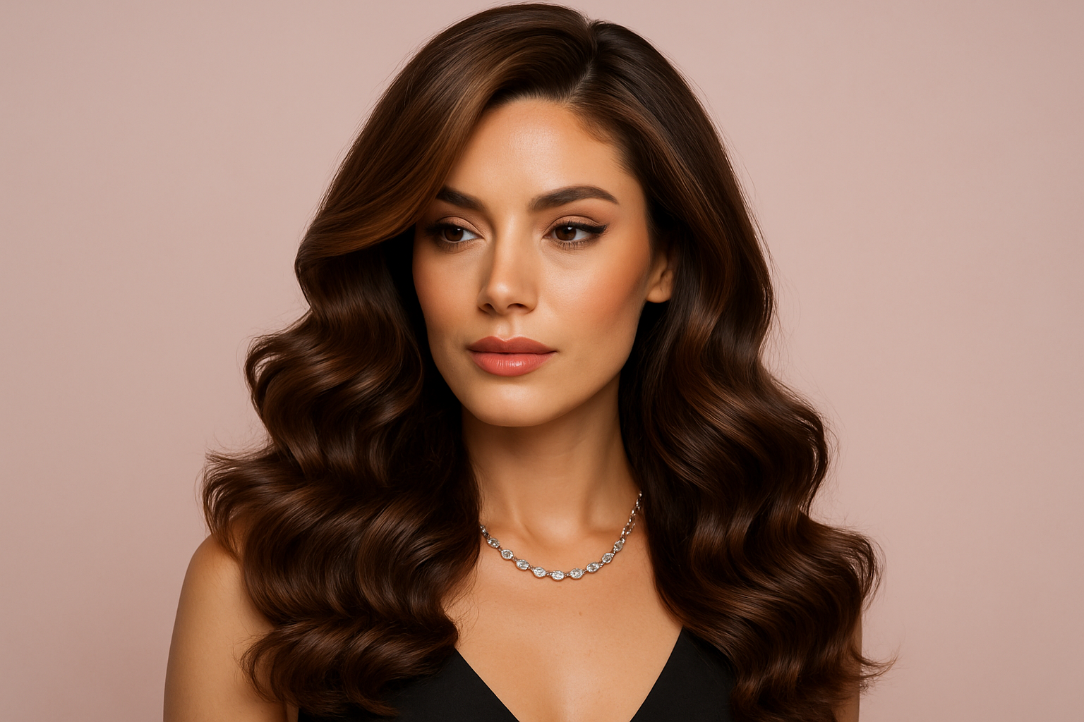 Beautiful Woman with Gorgeous Wig