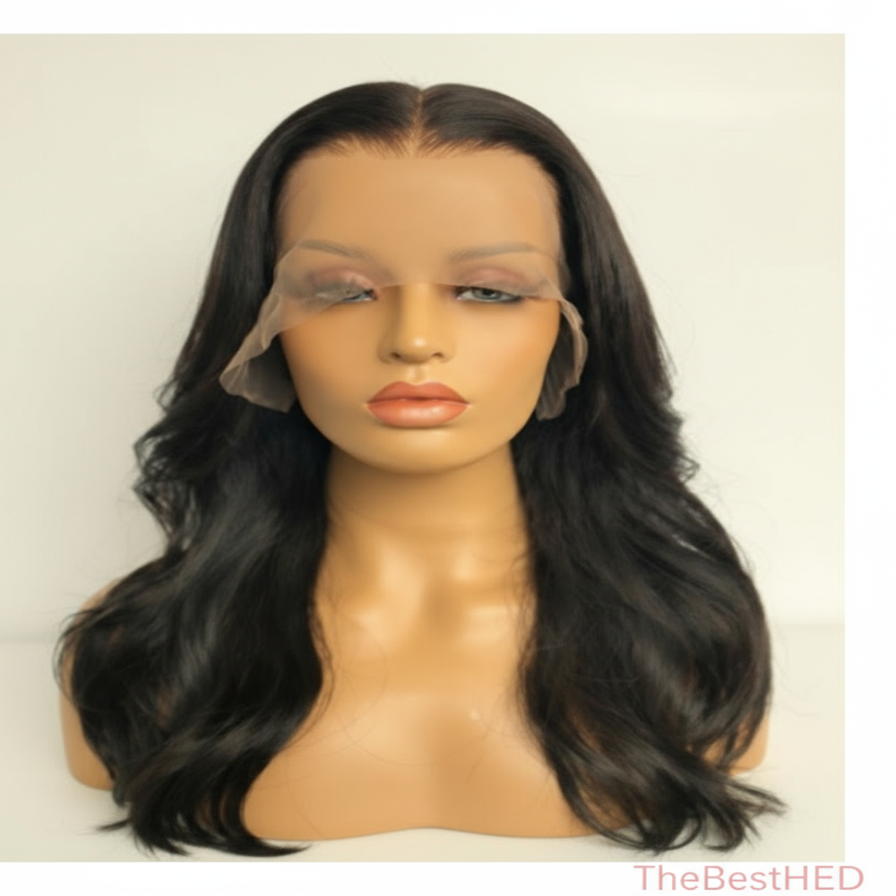The Lillian Collection 13x6 Lace Front Wig - Indian Virgin Hair 14" Natural Color XJ1-YK-Baby Hair