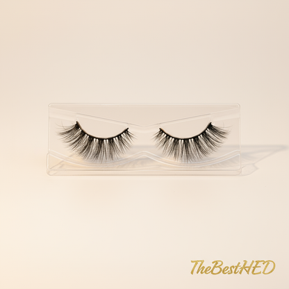 Shanghai 3D Mink Lashes - Pearl Background with Logo