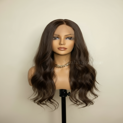 Lillian Toppers Collection Human Hair Swiss Lace Pu Around Lace Top High Quality Russian Virgin Human Hair Toupee